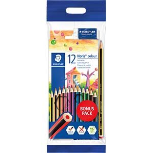 CRAYON COULEUR +CRAYON NOIR+ GOMME STAEDTLER