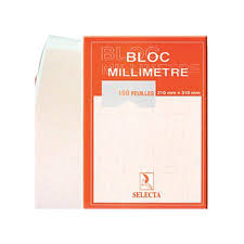 PAPIER MILIMETRE SELECTA  50F 64G