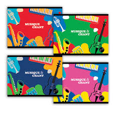 CAHIER  MUSIQUE ET CHANT FENICIA