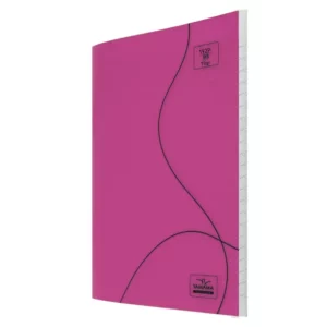 CAHIER PIQURE 192P 24*32 ROSE 70G BMV