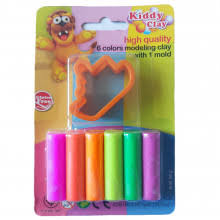 PATE A MODELLE KIDDY CLAY  DE 6 ST-50-6