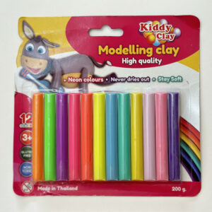 PATE A MODELLE KIDDY CLAY PASTEL  DE 12-ST 200