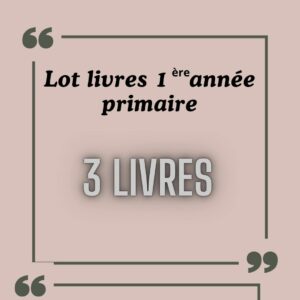LOT LIVRE 1ERE PRIMAIRE