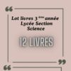 Lot livre 3ème science secondaire – Librairie Echebbi