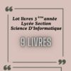 LOT LIVRE 3EME INFO SECONDAIRE
