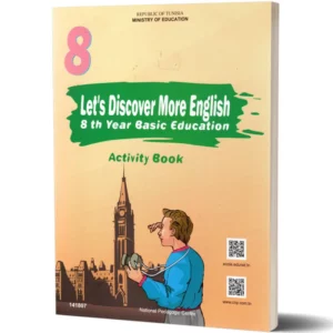 Couverture du livre Let's Discover More English – Activity Book – 8ème année – Cahier d’activités pour apprendre l’anglais efficacement