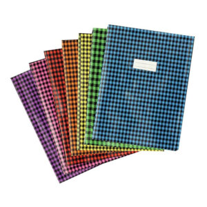 PROTEGE-CAHIER EN PVC VICHY A4 COULEUR