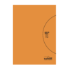 CAHIER PLASTIQUE 96P A4 BMV ORANGE 80G