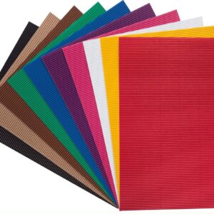 PAPIER ONDULE 210*29.7 DE 10F ASSORTIE