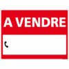 AFFICHE A VENDRE POUR VOITURE