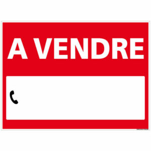 AFFICHE A VENDRE POUR VOITURE