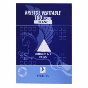 BRISTOL 50*65 BLANC 100F/5