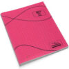CAHIER PLASTIQUE 96P 24*32 BMV ROSE
