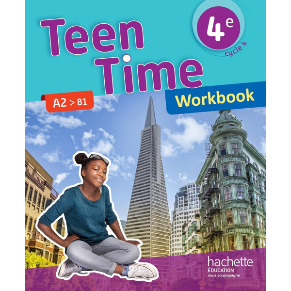 Cahier d’activités Anglais 4ème Teen Time pour élèves de 4ème