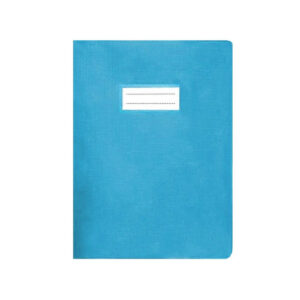 PROTEGE-CAHIER EN PVC GLOSSY 17*22 CM BLEU CIEL