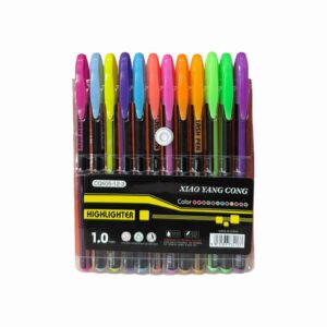 STYLO POCHETTE  A BILLE DE 12 GEL