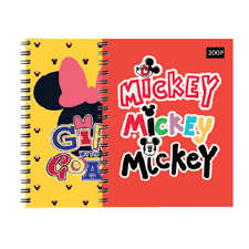 CARNET WIRO 200P 11*16 DISNEY
