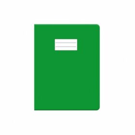 PROTEGE-CAHIER EN PVC GLOSSY 17*22 CM VERT