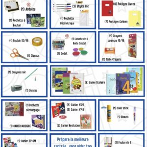 PACK SCOLAIRE 4EME ANNEE