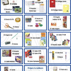 PACK SCOLAIRE 5EME ANNEE